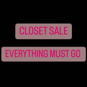 need to purge my closet! send offers and bundle/save!